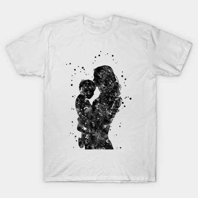 Mother and son T-Shirt by RosaliArt